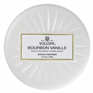 VOLUSPA vonná svíčka v plechovce Bourbon Vanille, Malá