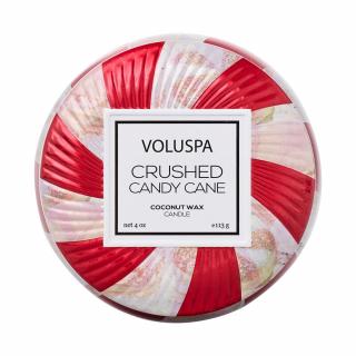 VOLUSPA vonná svíčka v plechovce Crushed Candy Cane, Malá