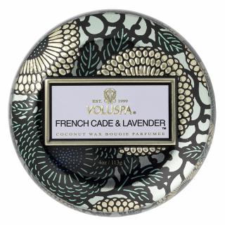 VOLUSPA vonná svíčka v plechovce French Cade Lavender, Malá