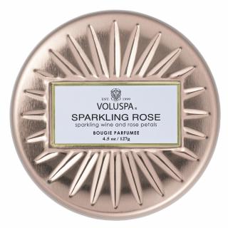 VOLUSPA vonná svíčka v plechovce Sparkling Rose, Malá