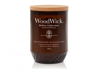 WOODWICK ReNew vonná svíčka ve skle Cherry Blossom & Vanilla, velká