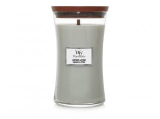 WOODWICK vonná svíčka ve skle Lavender & Cedar, velká