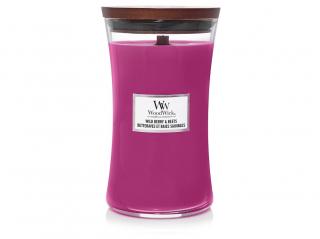 WOODWICK vonná svíčka ve skle Wild Berry & Beets, velká