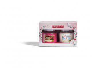 YANKEE CANDLE vánoční dárková sada DUO středních svíček, 2ks