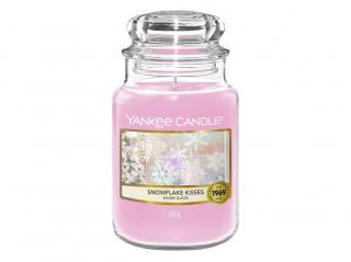 YANKEE CANDLE vonná svíčka ve skle Snowflake Kisses, velká