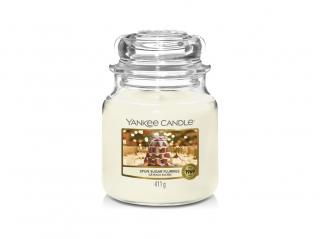 YANKEE CANDLE vonná svíčka ve skle Spun Sugar Flurries, střední