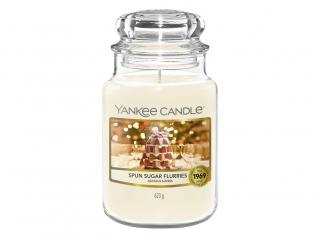 YANKEE CANDLE vonná svíčka ve skle Spun Sugar Flurries, velká