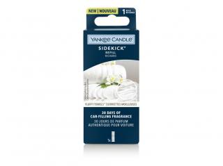 YANKEE CANDLE vůně do auta SIDEKICK Fluffy Towels, náhradní náplň