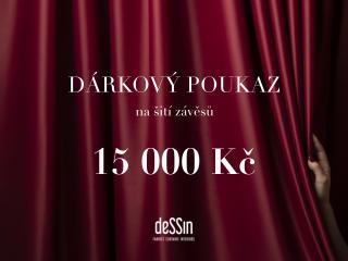 Dárkový poukaz HODNOTA POUKAZU: 15 000 Kč