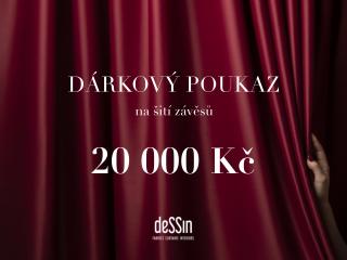 Dárkový poukaz HODNOTA POUKAZU: 20 000 Kč