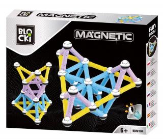 Blocki stavebnice Magnetic 75 Elements 75 dílků