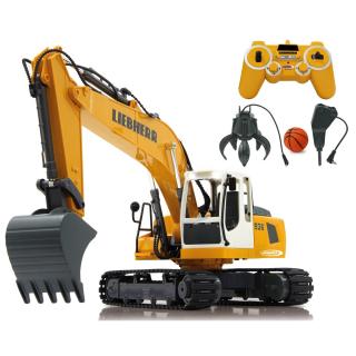 Jamara Excavator Liebherr R936 1:20 2,4GHz Destruction-Set with Grab and Hammer