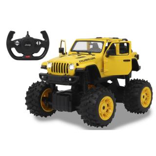 Jamara Jeep Wrangler JL 1:14 big wheel, manuální dveře, žlutý 2,4G A