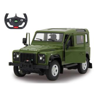 Jamara Land Rover Defender 1:14 zelený, manuální dveře