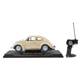 Jamara VW Beatle 1:18 RC Die Cast krémově bílý 40MHz