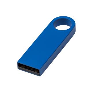 Kovový Mini USB flash disk 16 GB, 4x1,2x0,5 cm - více barev Barva kovu: Modrá