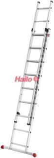 Hailo ProfiStep duo 2x9 příček - hliníkový žebřík