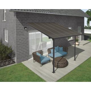 Palram Capri 3000 antracit 3 x 3 - hliníková (montovaná) pergola