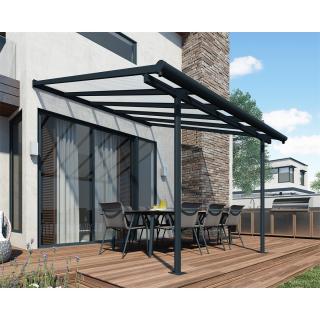 Palram Sierra 3000 antracit 3 x 3 - hliníková (montovaná) pergola