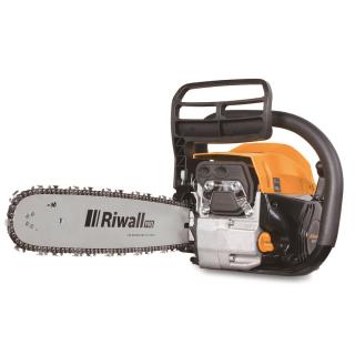 Riwall PRO RPCS 5140 SET - řetězová pila s benzinovým motorem 49 ccm + náhradní řetěz + rukavice + ochranné brýle