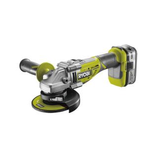 Ryobi R18AG7-140S - aku 18 V bezuhlíková úhlová bruska 125 mm + 4Ah baterie + nabíječka ONE+