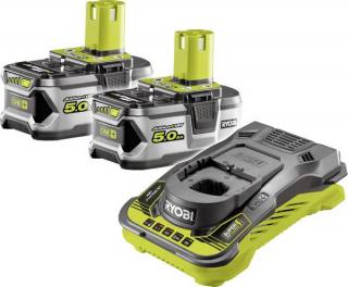 Ryobi RC18150-250 - sada 2x 18 V lithium iontová baterie 5 Ah s rychlonabíječkou RC18150 ONE+