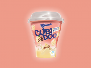 Manner Cubidoo 135g bílé mini oplatky