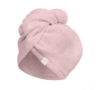 Bambusový turban na vlasy - pink