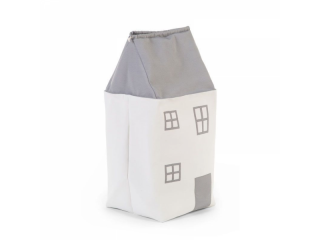 CHILDHOME box na hračky - dům grey/off white