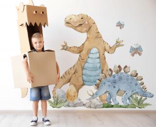 Samolepka na zeď Dinosauři hnízdo