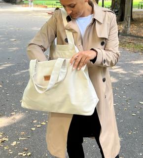 Taška Gugu SHOPPER - Beige