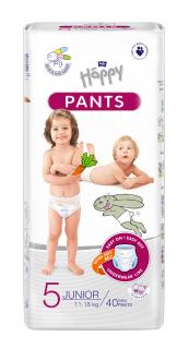 Happy Pants Junior vel 5, 11-18kg 40 ks