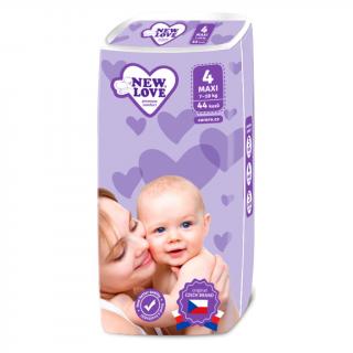 New Love Premium comfort 4 MAXI 7-18 kg 44 ks