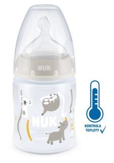 NUK FC+ lahev s kontrolou teploty 150 ml béžová