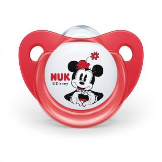 Šidítko Trendline NUK Disney Mickey Minnie 0-6m červené Box