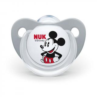 Šidítko Trendline NUK Disney Mickey Minnie 0-6m šedé Box