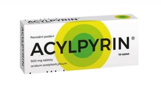 Acylpyrin 500mg tablety 10 ks