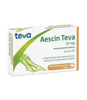 Aescin Teva 20mg perorální tablety 30 ks