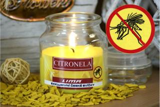 Aroma Dreams Citronela repelentní svíčka sklenička s víčkem 450 ml