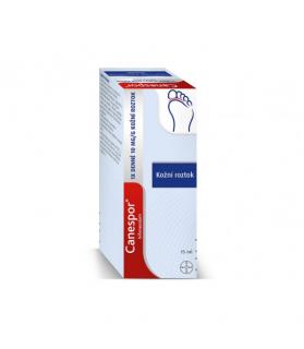 Canespor 1x denně 10mg/g kožní roztok 15 ml