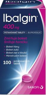 Ibalgin 400mg potahované tablety 100 ks