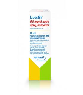 Livostin 0,5mg/ml nosní sprej suspenze 10 ml