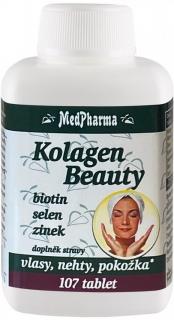 MedPharma Kolagen Beauty vlasy nehty pokožka 107 tablet