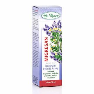 Migresan, originální bylinné kapky, 50ml