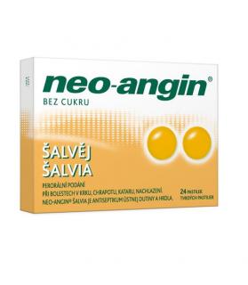 Neo-angin šalvěj 24 pastilek