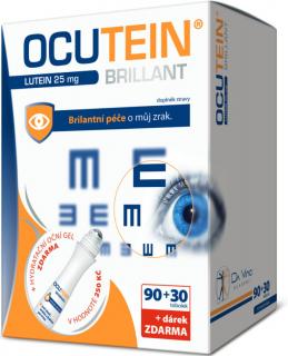 Ocutein Brillant Lutein 25mg DaVinci 90+30 tobolek + dárek