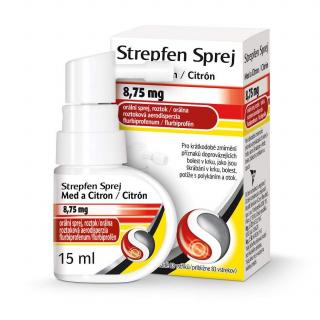 Strepfen sprej Med a citron 8,75mg 15ml