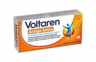 Voltaren ActiGo Extra 25 mg 20 tablet