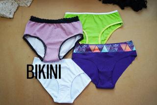 Střih na dámské kalhotky BIKINI