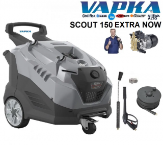 Comet Scout 150 Extra NOW vysokotlaký čistič s ohřevem vody s navijákem